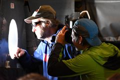 07C British Explorer Sir Ran Fiennes Was Climbing Mount Vinson For Cancer Charity With Cameraman David Carter On The Air Almaty Ilyushin Airplane On The Flight From Punta Arenas To Union Glacier In Antarctica